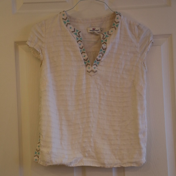 Vineyard Vines Women's Linen Top - Picture 1 of 1